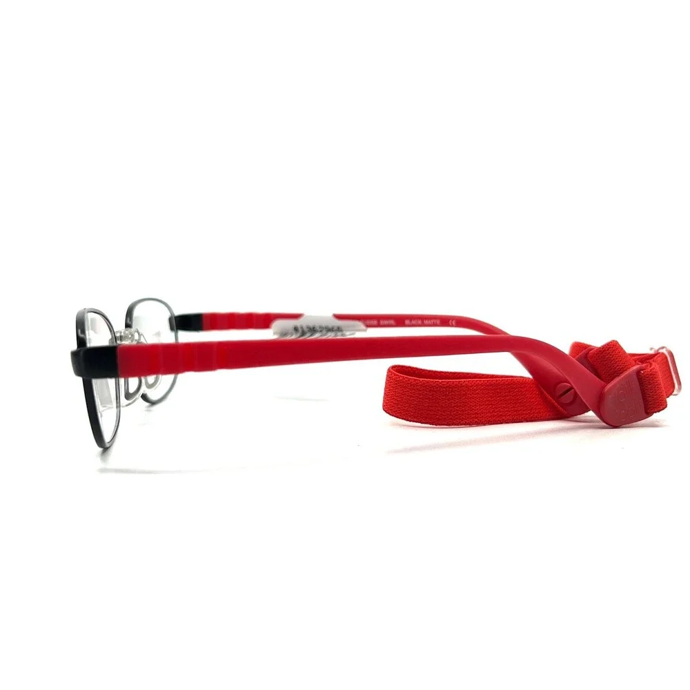 Dilli Dalli fudge swirl Eyeglasses Frame Youth red Full Rim Round 42-15-125